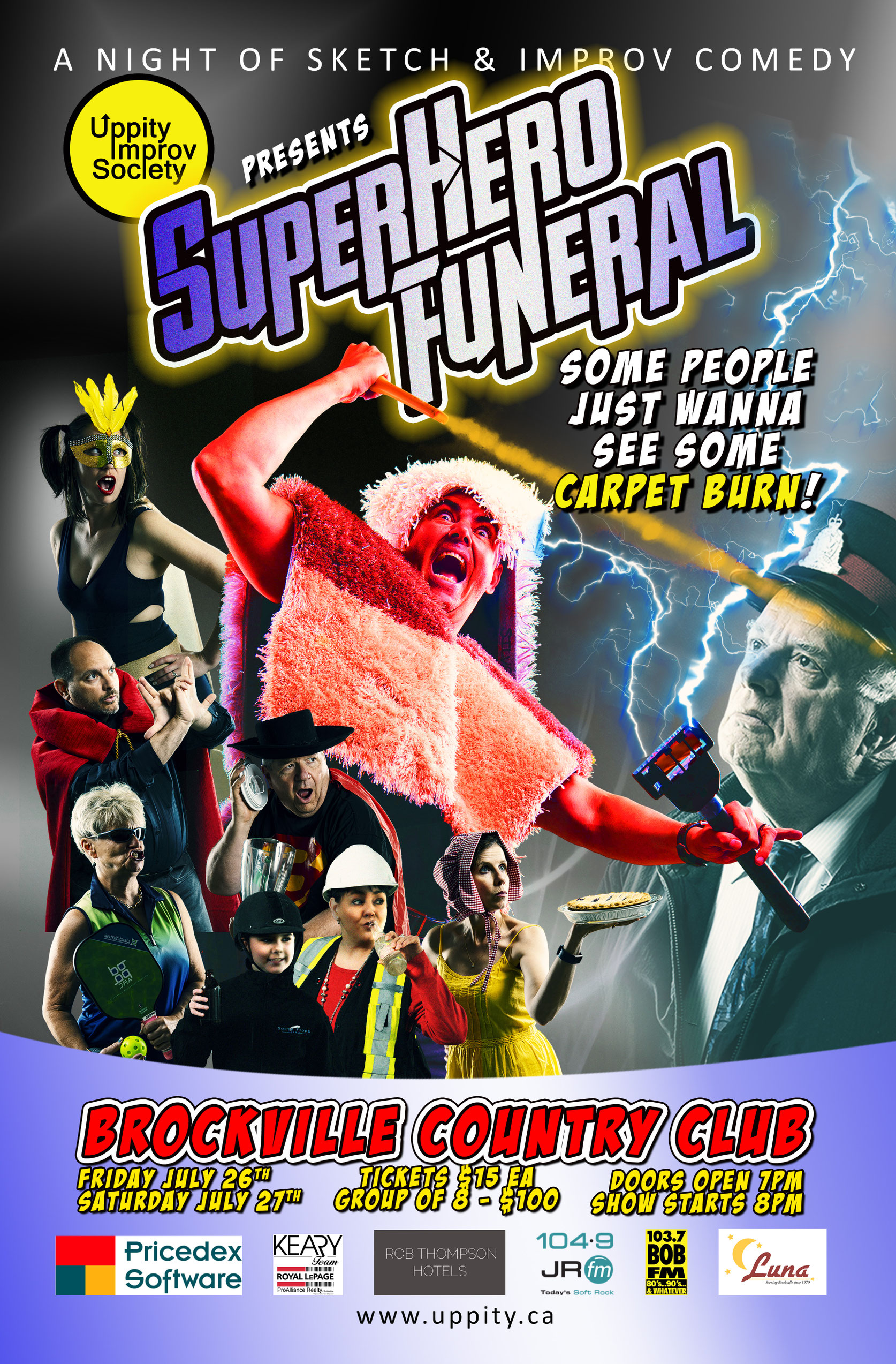 SuperHero Funeral poster